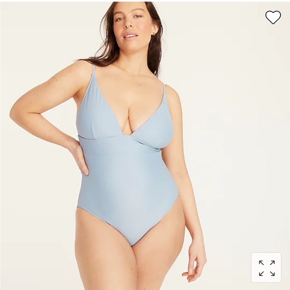 NWT J. Crew Plunge One-Piece - Picture 2 of 8